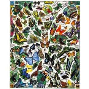  New White Mountain Puzzles Butterflies Of The World 1000 