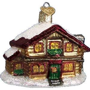 Bavarian Log House Ornament 20050 