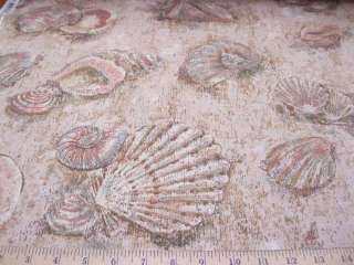 Fabric Robert Allen Latoya Diftwood Sea Shells MM104  