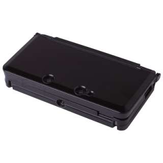 Black Metallic Style Hard Case Cover For Nintendo 3DS  