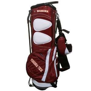  Virginia Tech Hokies Maroon White Fairway Stand Golf Bag 