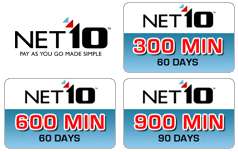 NET 10 REFILL, TOP UP, MINUTES, RECHARGE, PREPAID  