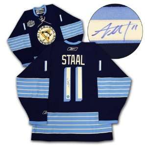  JORDAN STAAL Pittsburgh Penguins SIGNED 2011 WC Jersey 