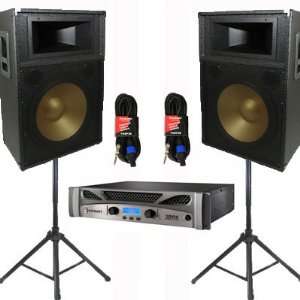   , Stands and Cables DJ Set New CROWNPPT15CSET1 Musical Instruments