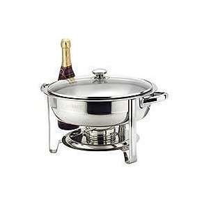  Zodiac 4.5 Litre Round Stainless Steel Chafer With Glass 