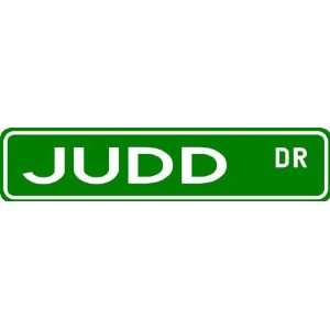  JUDD Street Sign ~ Family Lastname Sign ~ Gameroom 