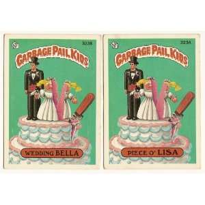   Cards 8th SERIES 323 a & b Wedding Bella Piece o Lisa 