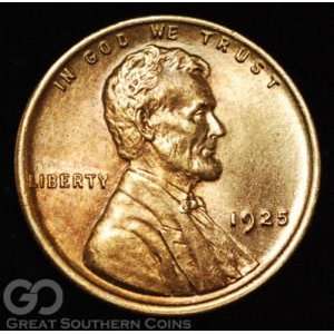  1925 Wheat Penny (Coin) 