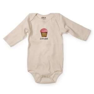  Kee Ka Organic L/S Bodysuit Cupcake, 6 12 Months 