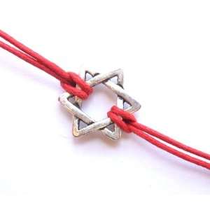  Kabbalah Red Leather String Bracelet Magen David Star of 