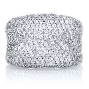  Kaitlyns Pave CZ Cubic Zirconia Ring Jewelry