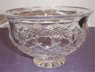 Waterford Killarney Footed Bowl Crystal 6 New In Box  