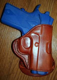 KIMBER PRO & CUSTOM CARRY 1911 4 &5 LEATHER PADDLE HOLSTER 45  