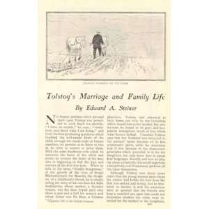  1903 Count Leo Tolstoy Marriage Family Life Everything 