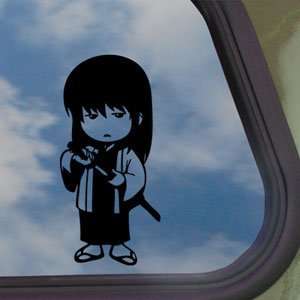  Gintama Black Decal Anime Katsura Car Truck Window Sticker 
