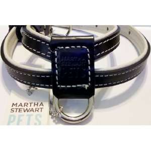  Martha Stewart PETS Leather Harness Brown/Ivory XS