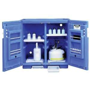 Justrite 24160 Safety Cabinet for Corrosive Liquids, Padlockable Doors 