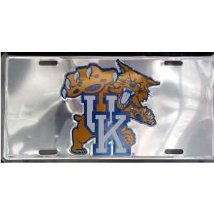  Kentucky Wildcats Chrome License Plate Automotive