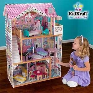  KidKraft Wooden Annabelle Pretend Play Dollhouse Toys 