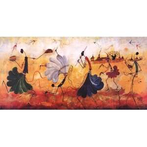  Dancers by Wassily Kandinsky 40x20