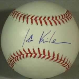  Ian Kinsler Autographed Ball   Autographed Baseballs 