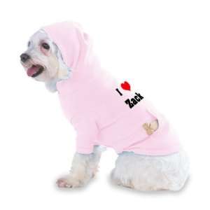  I Love/Heart Zack Hooded (Hoody) T Shirt with pocket for 