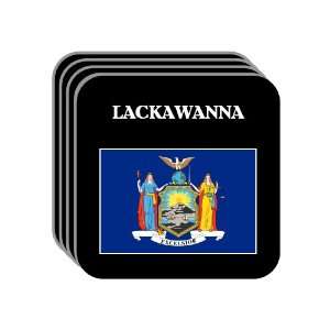  US State Flag   LACKAWANNA, New York (NY) Set of 4 Mini 