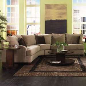  Klaussner Canyon Sectional In Nuzzle Latte