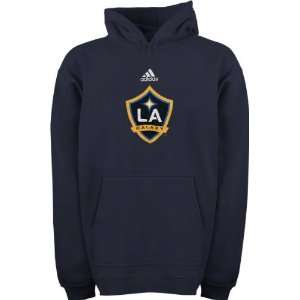 Los Angeles Galaxy Youth adidas Primary Team Logo Hooded Sweatshirt 