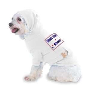 DENNIS KUCINICH SUCKS Hooded T Shirt for Dog or Cat X Small (XS) White