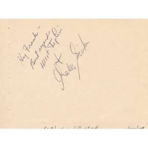  Mert Koplin & Charles Grinker 1975 Signed Album Page 