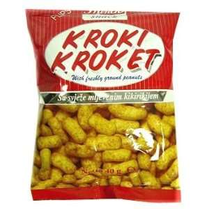 Kroki Kroket Peanut Snack 40g  Grocery & Gourmet Food