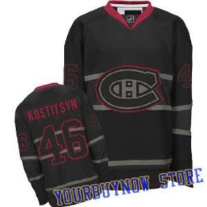  NHL Gear   kostitsyn #46 Montreal Canadiens Black Ice 