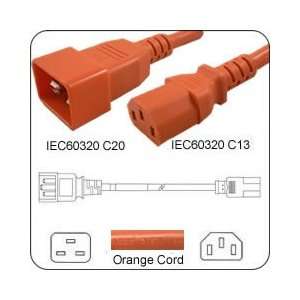  PowerFig PFC2014C13180V AC Power Cord IEC 60320 C20 Plug to C13 