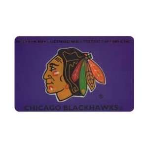 Collectible Phone Card $10. NHL National Hockey League Large Chicago 