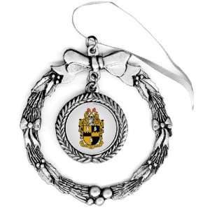  Alpha Phi Alpha Pewter Holiday Ornament