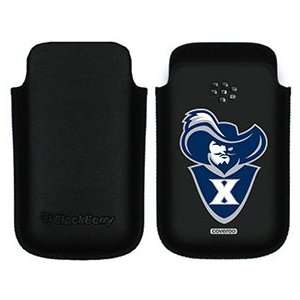  Xavier X mascot on BlackBerry Leather Pocket Case  