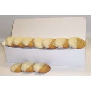 Scotts Cakes Half Dipped Peanut Butter Cookies with White Chocolate 
