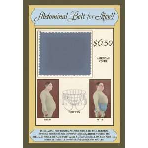  Abdominal Belt for Men 20x30 Canvas