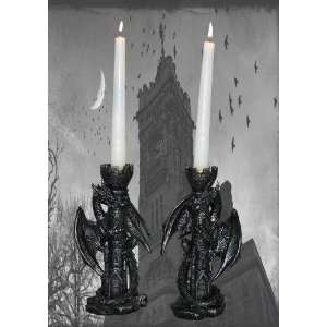  Obsidian Illumination Dragon Candle Set 