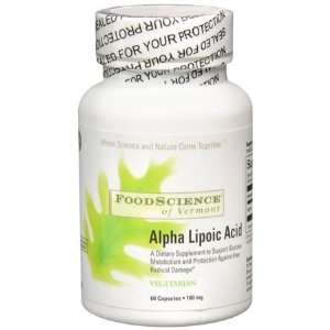  FoodScience of Vermont Antioxidants Alpha Liopic Acid 60 
