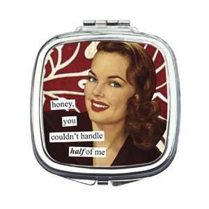   Taintor   Handle Half Of Me Compact Mirror