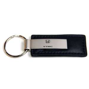  Honda VTEC Black Leather Official Licensed Keychain Key 