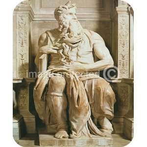  Michelangelo Art Sculpture of Moses MOUSE PAD Office 