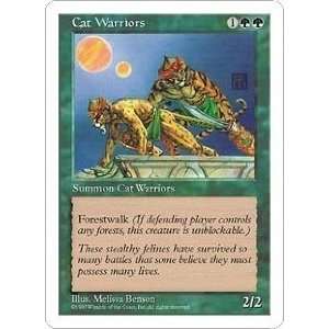  Cat Warriors (Magic the Gathering  5th Edition Common 