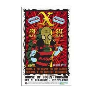  X   Limited Edition Concert Poster   by Darren Grealish 