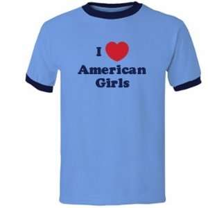   American Girls Custom Unisex Anvil Ringer T Shirt
