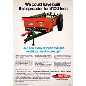  1968 Ad AVCO New Idea Farm Equipment Coldwater Ohio Farming 