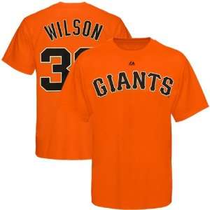 MLB Majestic Brian Wilson San Francisco Giants #38 Player T shirt 