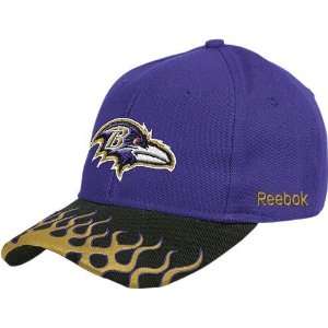  Baltimore Ravens NFL Adjustable Flame Hat Sports 